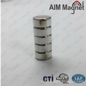 Round Shape Neodymium Sintered Permanent Magnets for Generator